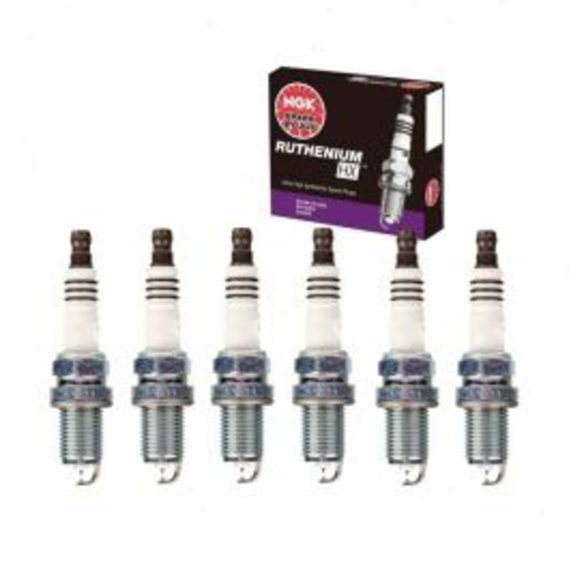 6 pc NGK Ruthenium HX Spark Plugs for 1997 Ford Probe 2.5L V6