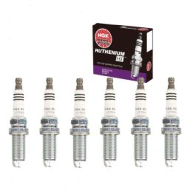 6 pc NGK Ruthenium HX Spark Plugs for 2007-2013 BMW 328i 3.0L L6