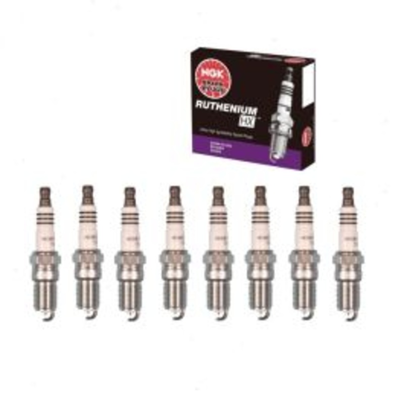 8 pc NGK Ruthenium HX Spark Plugs for 2004-2005 GMC Envoy XUV 5.3L V8