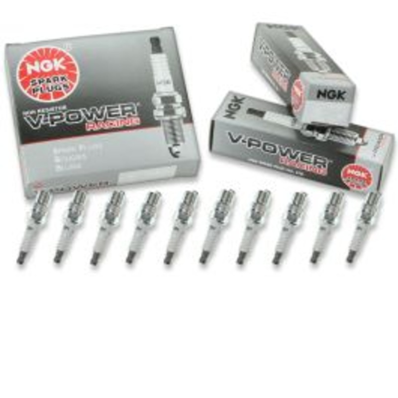10 pc NGK V-Power Racing 3442 R5673-9 Spark Plugs