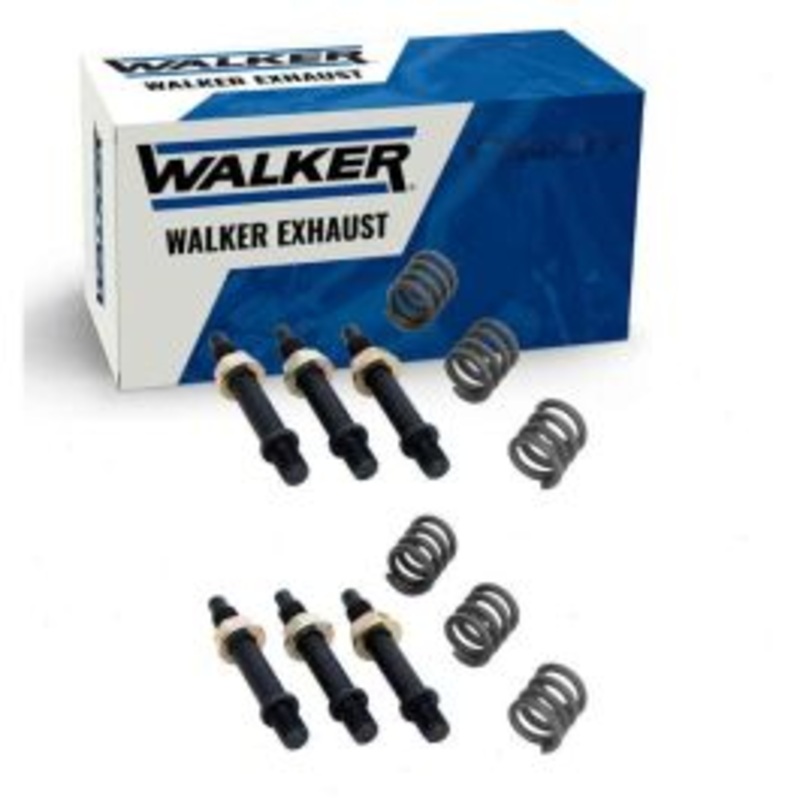 2 pc Walker Exhaust Bolt & Springs for 1989-1990 GMC R3500 5.7L V8