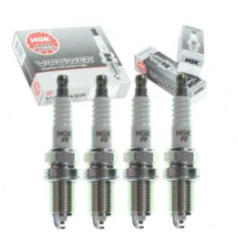 4 pc NGK V-Power Spark Plugs for 1981 Ford Escort 1.6L L4