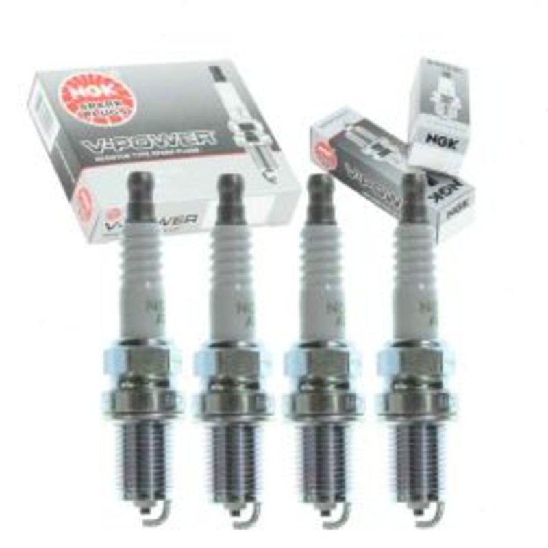4 pc NGK V-Power Spark Plugs for 1984 Nissan Stanza 2.0L L4