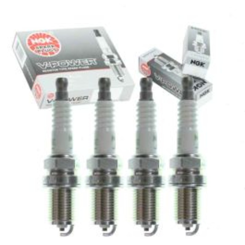 4 pc NGK V-Power Spark Plugs for 1989-1991 Peugeot 405 1.9L L4