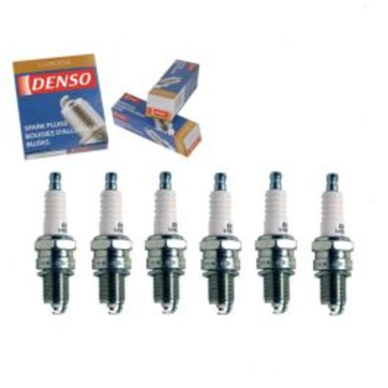 6 pc DENSO Standard U-Groove Spark Plugs for 1968-1969 Chevrolet K30 Pickup 4.1L L6