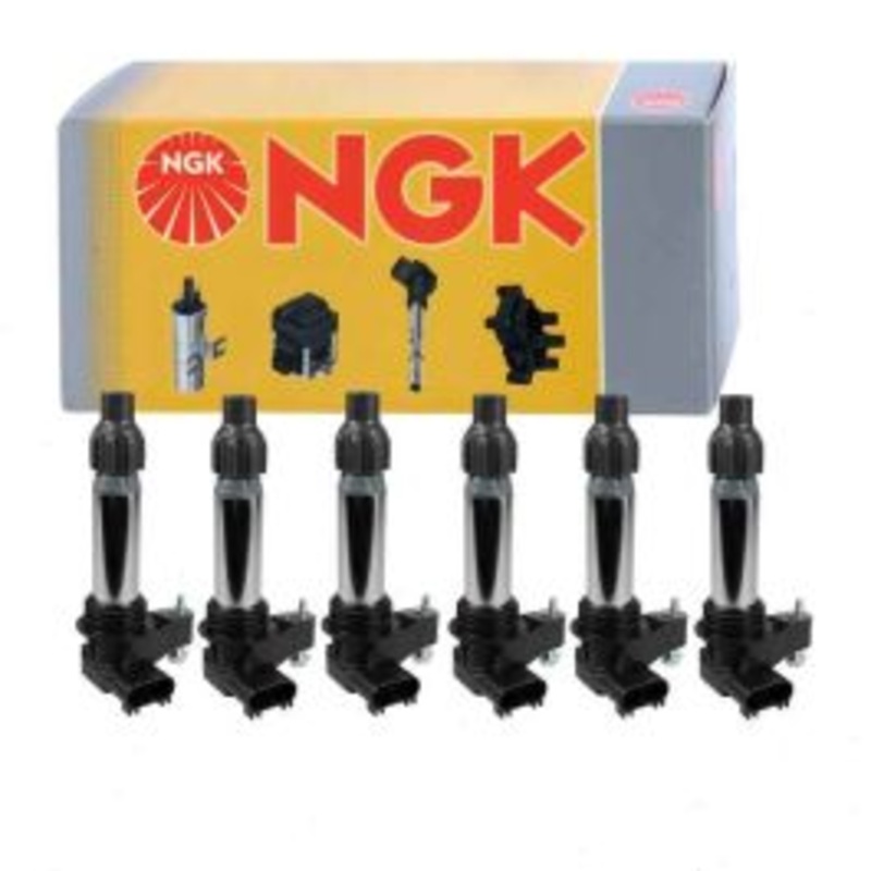 6 pc NGK Ignition Coils for 2010-2011 Cadillac STS 3.6L V6