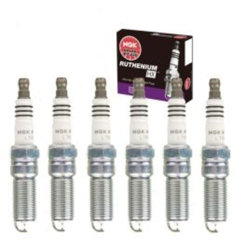 6 pc NGK Ruthenium HX Spark Plugs for 2002-2006 GMC Envoy XL 4.2L L6