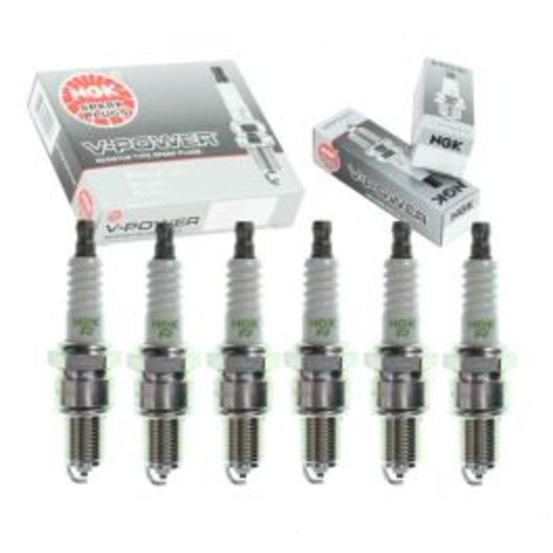 6 pc NGK V-Power Spark Plugs for 1973-1974 Mercedes-Benz 280C 2.8L L6