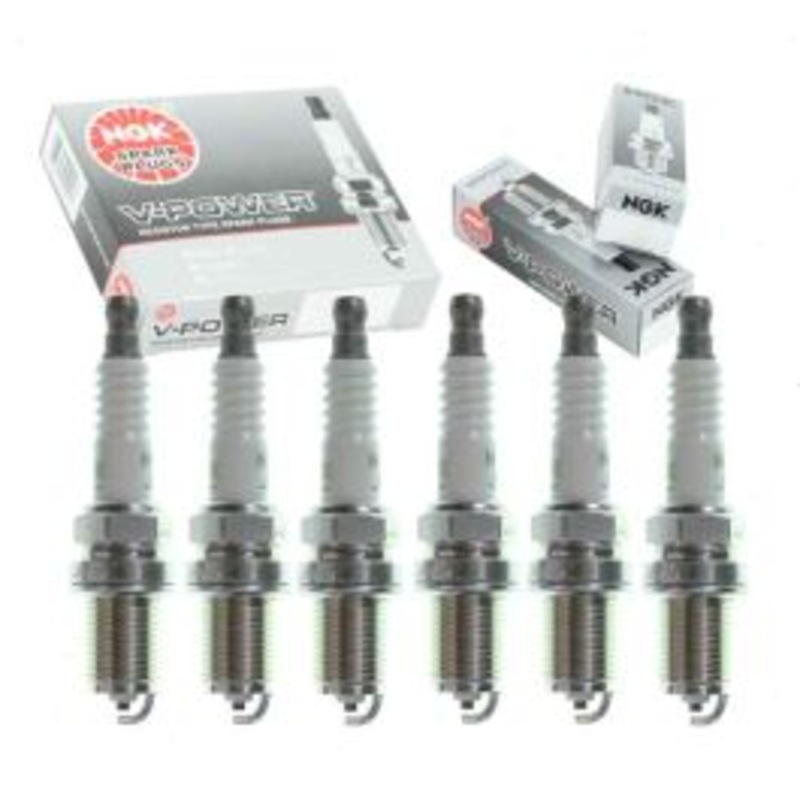 6 pc NGK V-Power Spark Plugs for 1994-2002 Volkswagen Jetta 2.8L V6
