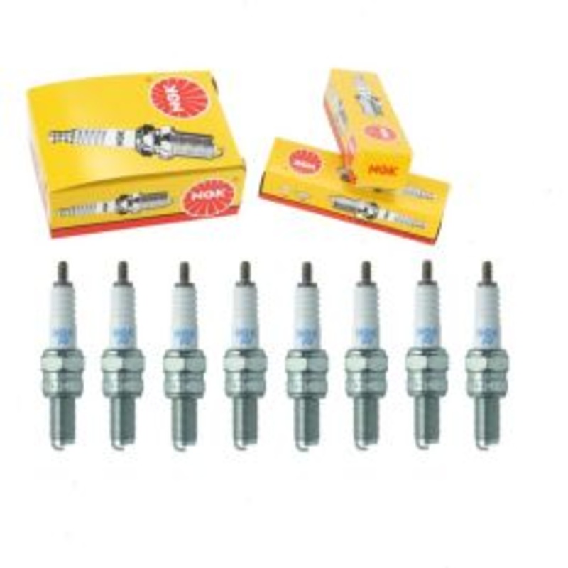 8 pc NGK Standard 1490 CR8E BLYB Spark Plugs