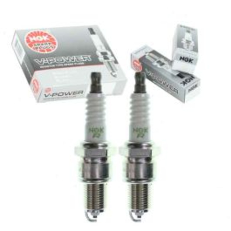 2 pc NGK V-Power 6427 BPR6EY Spark Plugs