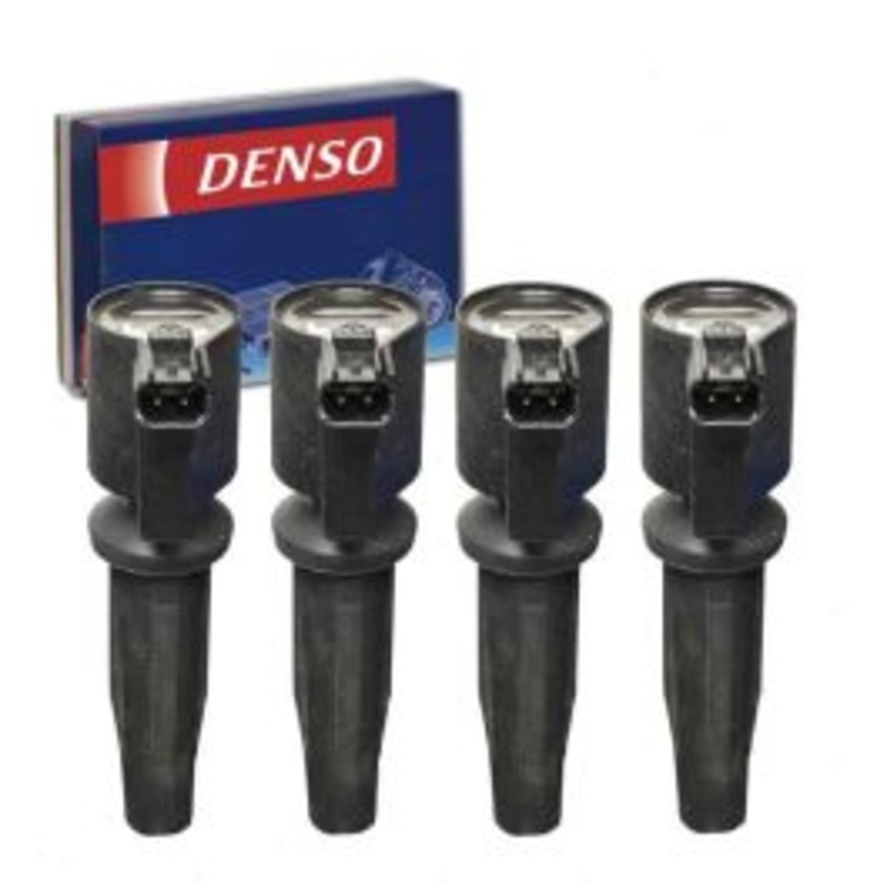 4 pc DENSO Direct Ignition Coils for 2005 Mazda 6 2.3L L4