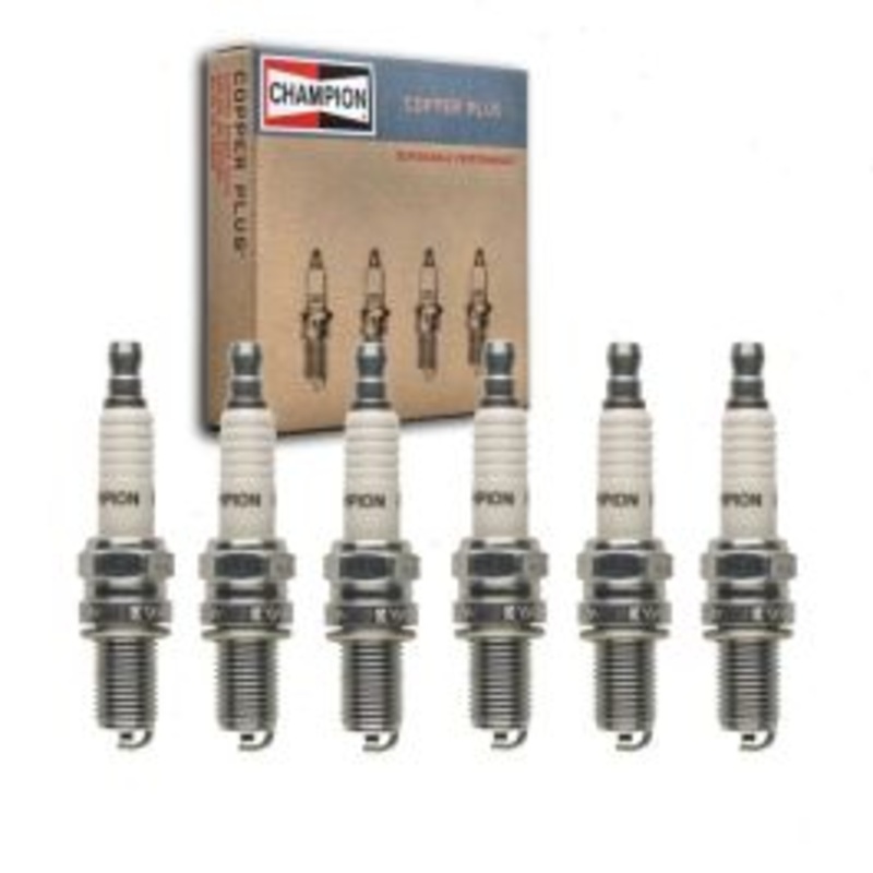 6 pc Champion Copper Plus 905 RA4HC Spark Plugs