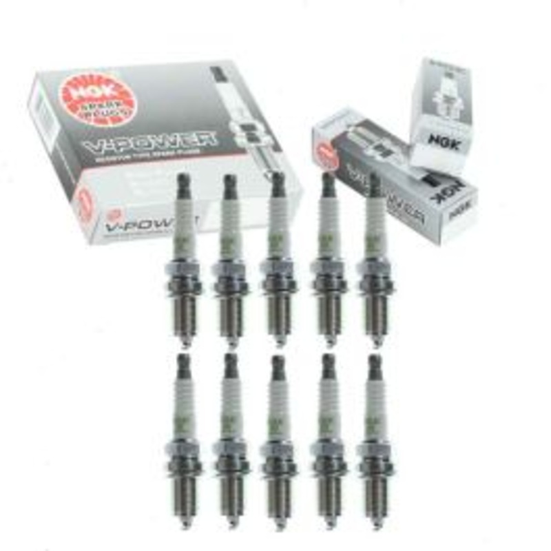 10 pc NGK V-Power 7990 BKR6EYA Spark Plugs