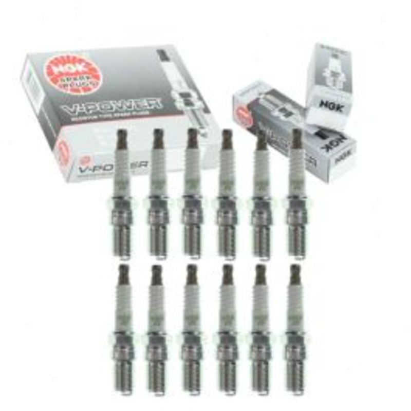 12 pc NGK V-Power Spark Plugs for 1991-1994 Jaguar XJS 5.3L 6.0L V12