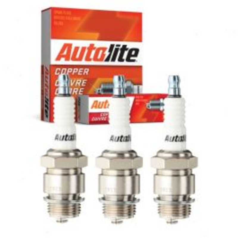 3 pc Autolite Copper Core Spark Plugs for 1967-1968 Saab Sonett 0.8L L3