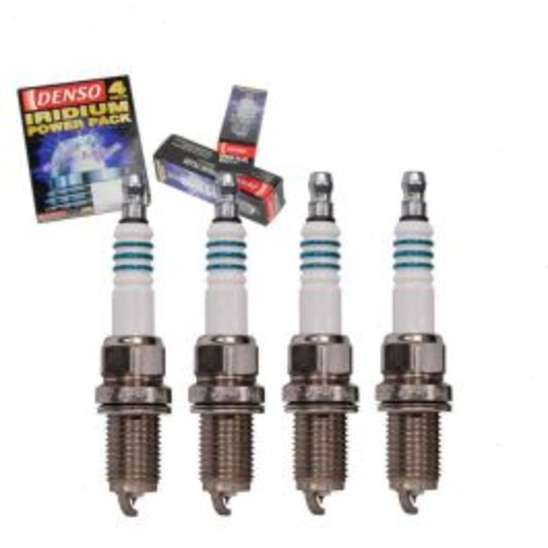 4 pc DENSO Iridium Power Spark Plugs for 1990-1991 Mazda 323 1.8L L4