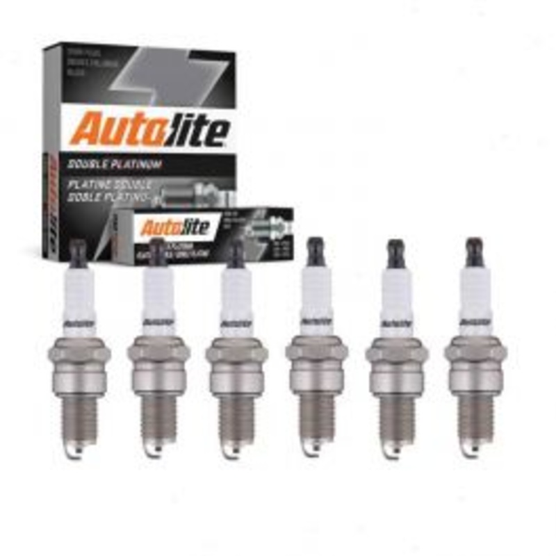 6 pc Autolite Double Platinum Spark Plug for 1983-1987 Maserati Biturbo