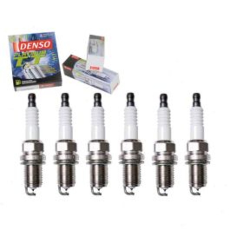 6 pc DENSO Platinum TT Spark Plugs for 1998-1999 Dodge Durango 3.9L V6