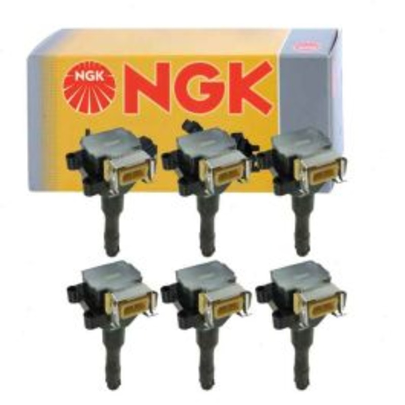 6 pc NGK Ignition Coils for 1992-1995 BMW 325i 2.5L L6