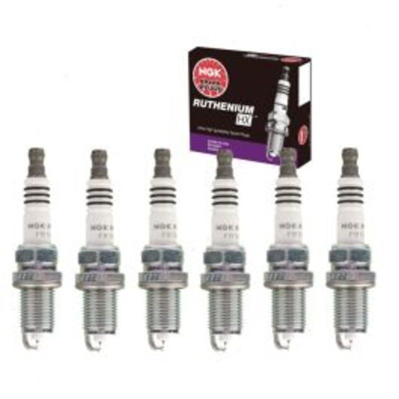 6 pc NGK Ruthenium HX Spark Plugs for 1997-1998 Cadillac Catera 3.0L V6