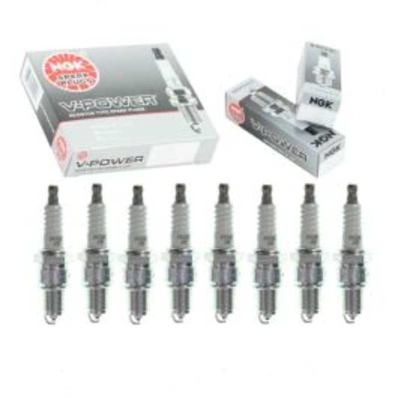8 pc NGK V-Power Spark Plugs for 1970 Chevrolet Nova 6.5L V8