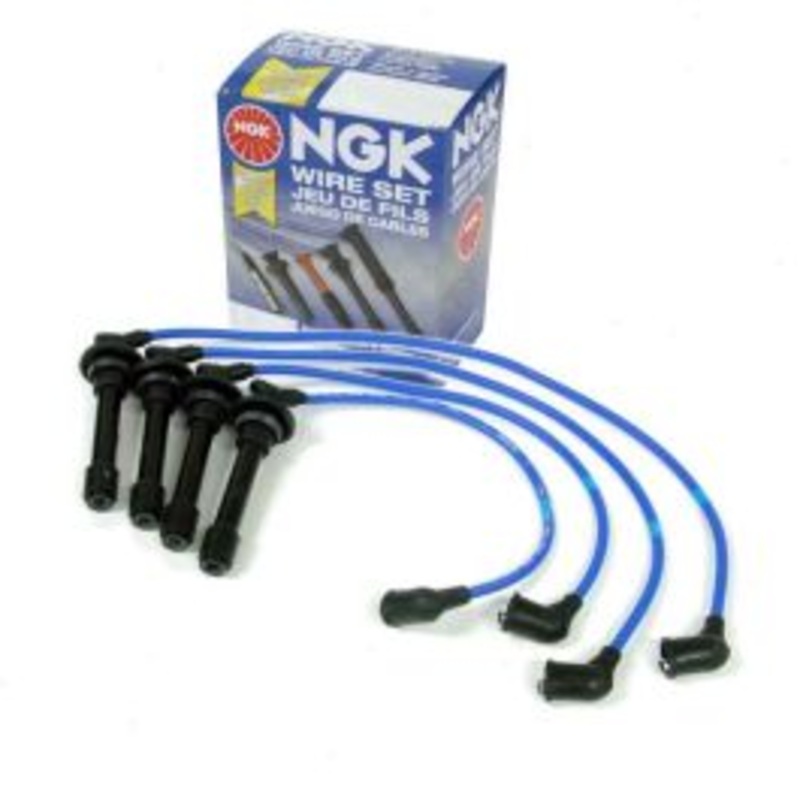 NGK Spark Plug Wire Set for 1995-1998 Nissan 200SX 2.0L L4
