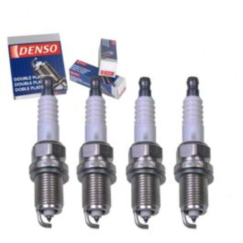 4 pc DENSO Double Platinum Spark Plugs for 1990-1992 Mazda MX-6 2.2L L4