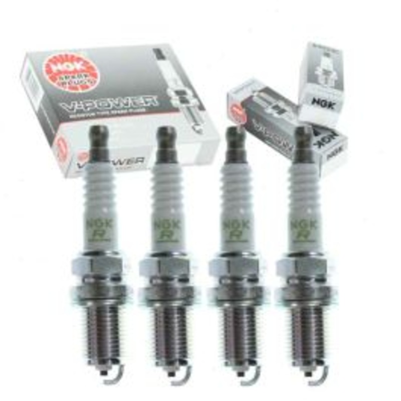 4 pc NGK V-Power Spark Plugs for 1991-2002 Saturn SL 1.9L L4