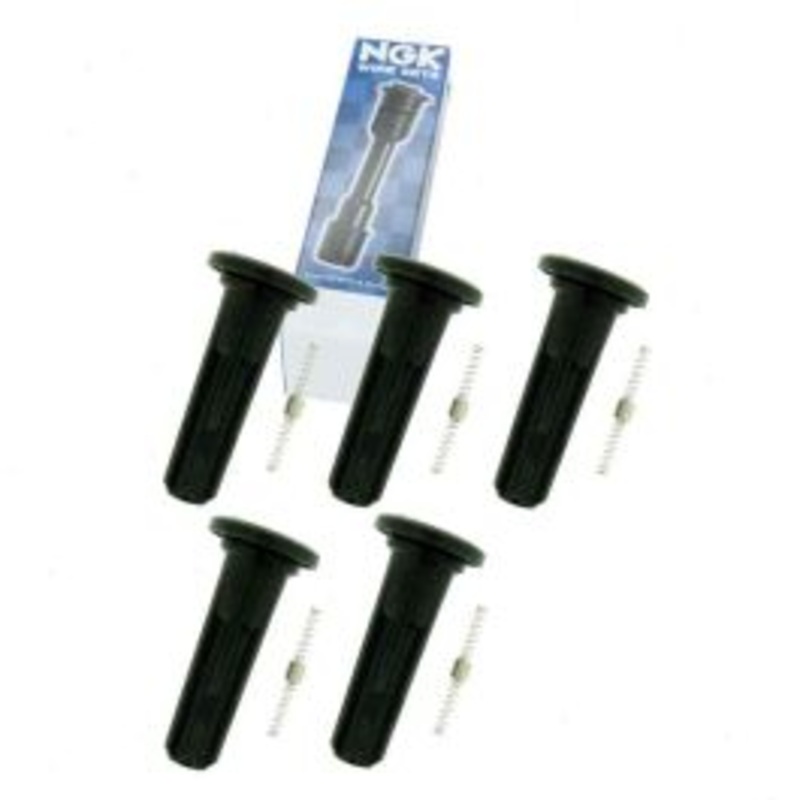 5 pc NGK Ignition Coil Boots for 2009-2010 Hummer H3T 3.7L L5
