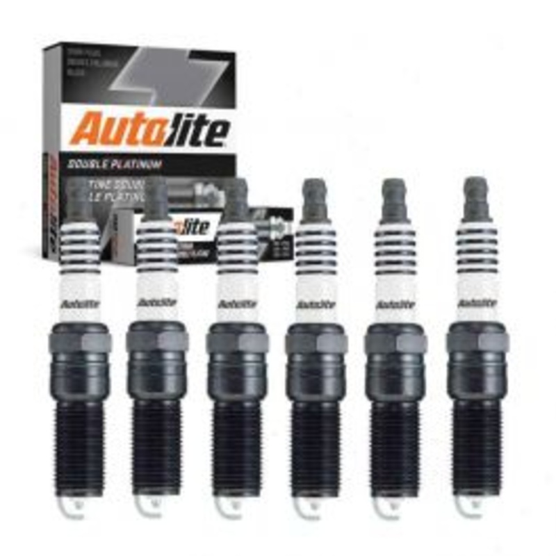 6 pc Autolite Double Platinum Spark Plug for 2007-2010 Saturn Outlook