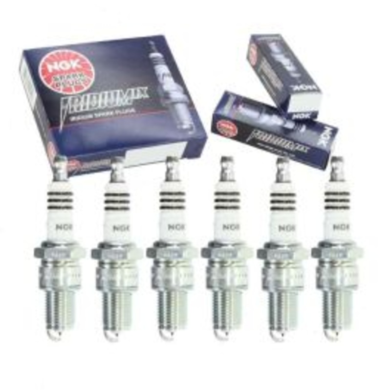 6 pc NGK Iridium IX Spark Plugs for 1967 Jaguar 420 4.2L L6