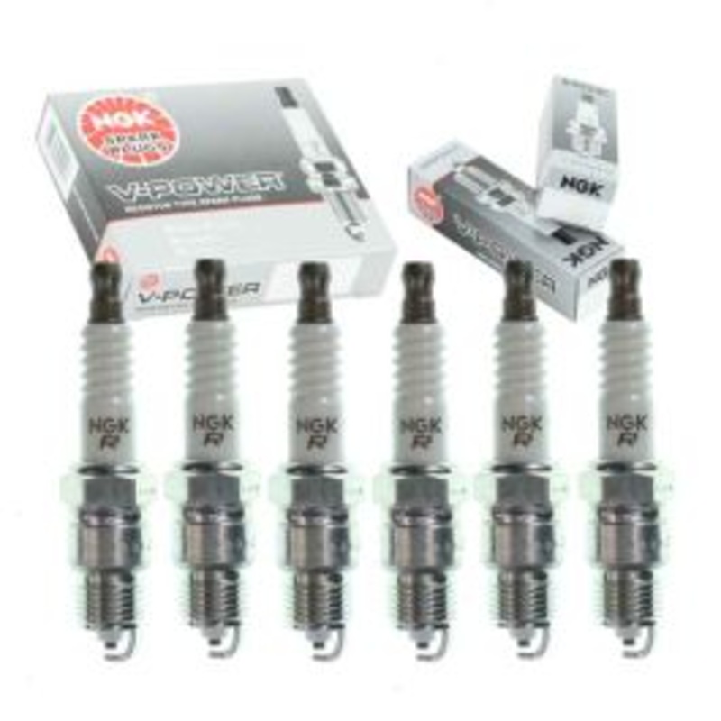 6 pc NGK V-Power 6630 UR4 Spark Plugs