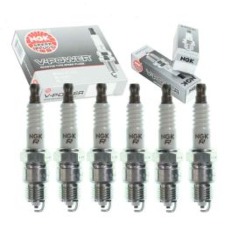 6 pc NGK V-Power Spark Plugs for 1971-1980 Chevrolet K10 Suburban 4.1L L6