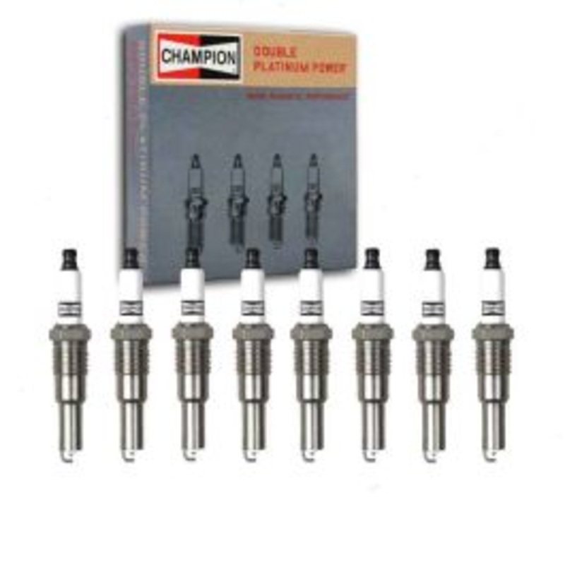 8 pc Champion Double Platinum Spark Plugs for 2006-2008 Ford Explorer 4.6L V8