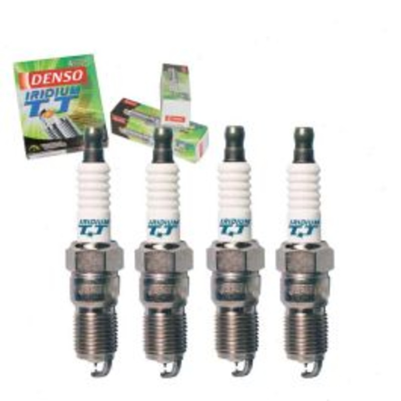 4 pc DENSO Iridium TT Spark Plugs for 1979-1990 Ford Mustang 2.3L L4
