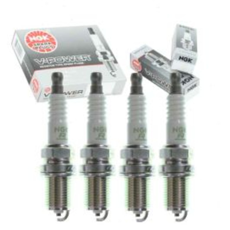 4 pc NGK V-Power Spark Plugs for 2003 Chevrolet Tracker 2.0L L4