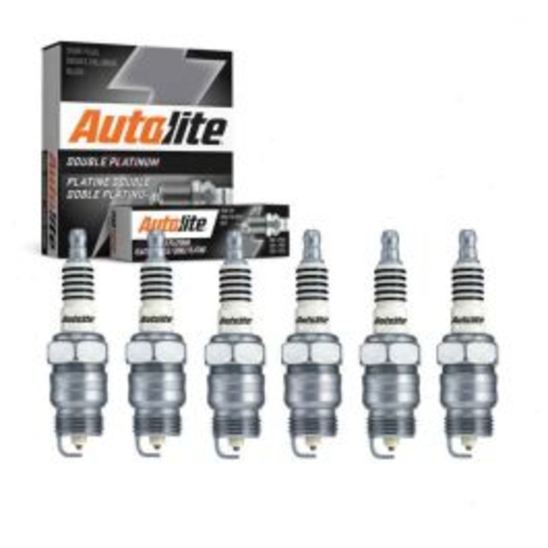 6 pc Autolite Double Platinum Spark Plug for 1965-1967 Ford Econoline 3.9L