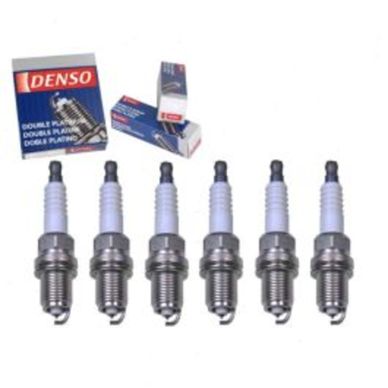 6 pc DENSO Double Platinum Spark Plugs for 1995-1998 Dodge Avenger 2.5L V6