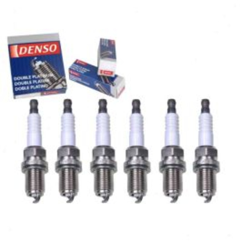 6 pc DENSO Double Platinum Spark Plugs for 2002-2004 Nissan Frontier 3.3L V6
