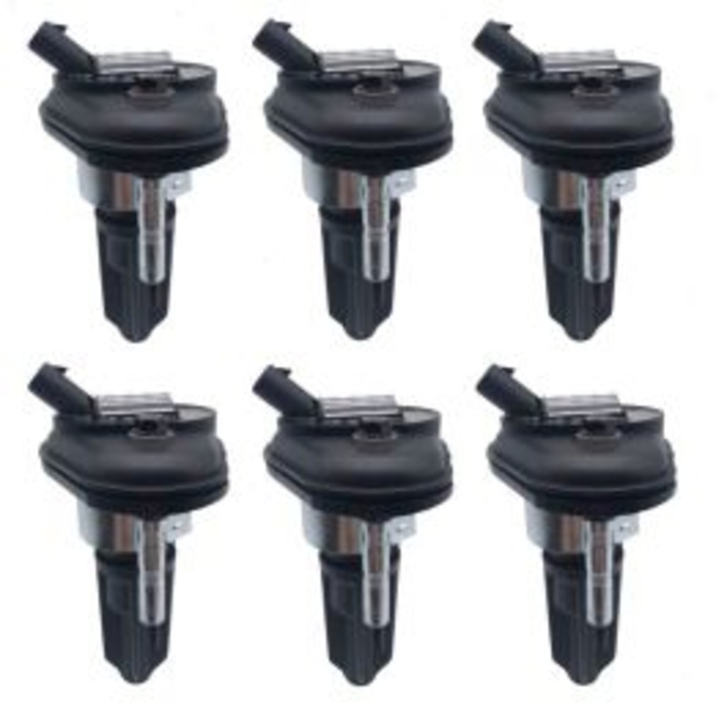 6 pc Hitachi Ignition Coils for 2002-2005 Chevrolet Trailblazer 4.2L L6