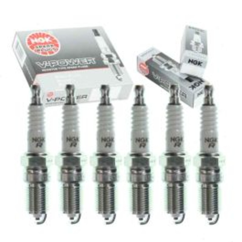 6 pc NGK V-Power Spark Plugs for 1991-1995 Chevrolet Lumina 3.4L V6