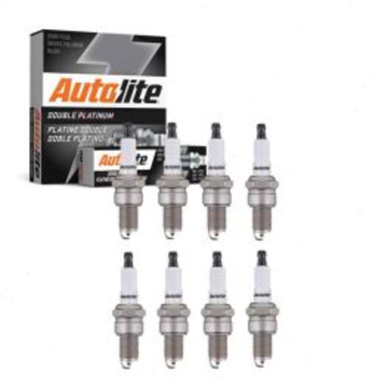 8 pc Autolite Double Platinum Spark Plug for 1970-1971 Jeep J-3800 5.9L V8