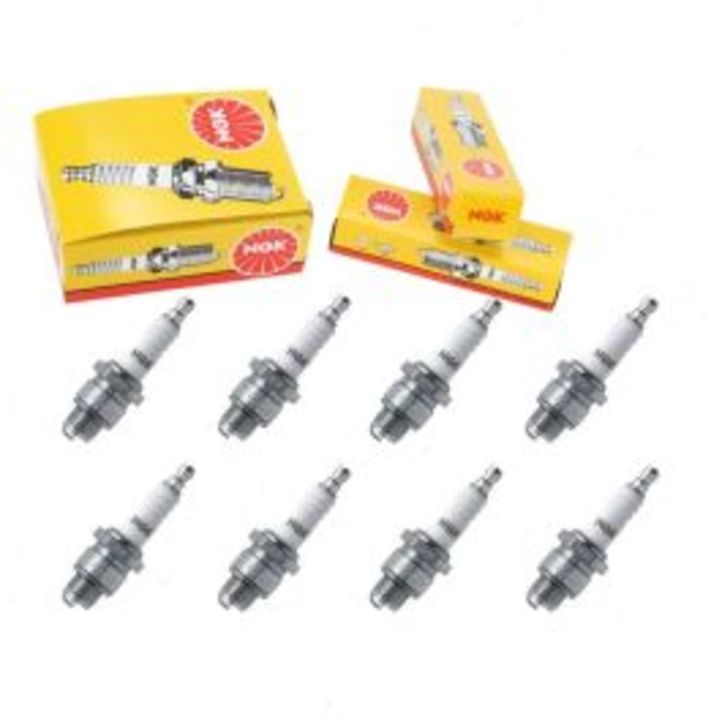8 pc NGK Standard Spark Plugs for 1965-1966 American Motors Marlin 4.7L 5.3L V8