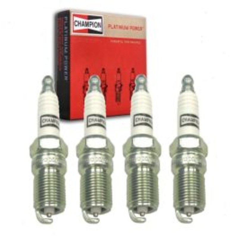4 pc Champion Platinum Spark Plugs for 1984-1986 Mercury Cougar 2.3L L4
