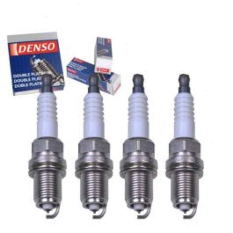 4 pc DENSO Double Platinum Spark Plugs for 2003-2005 Kia Rio 1.6L L4