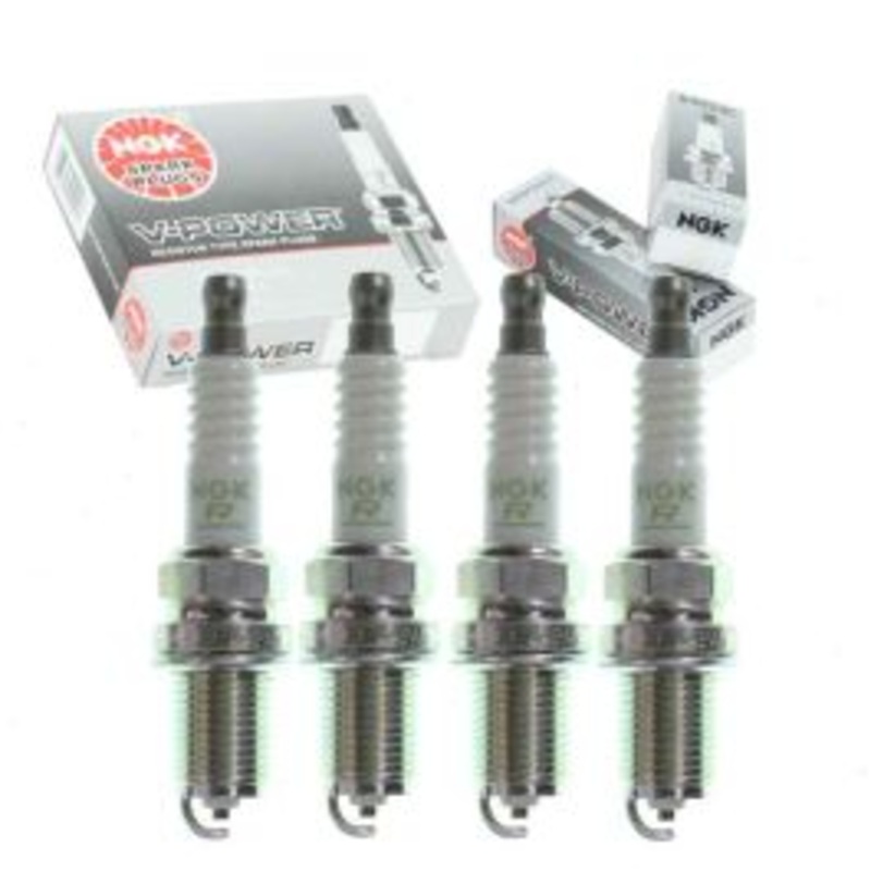 4 pc NGK V-Power Spark Plugs for 1989-1992 Daihatsu Charade 1.3L L4