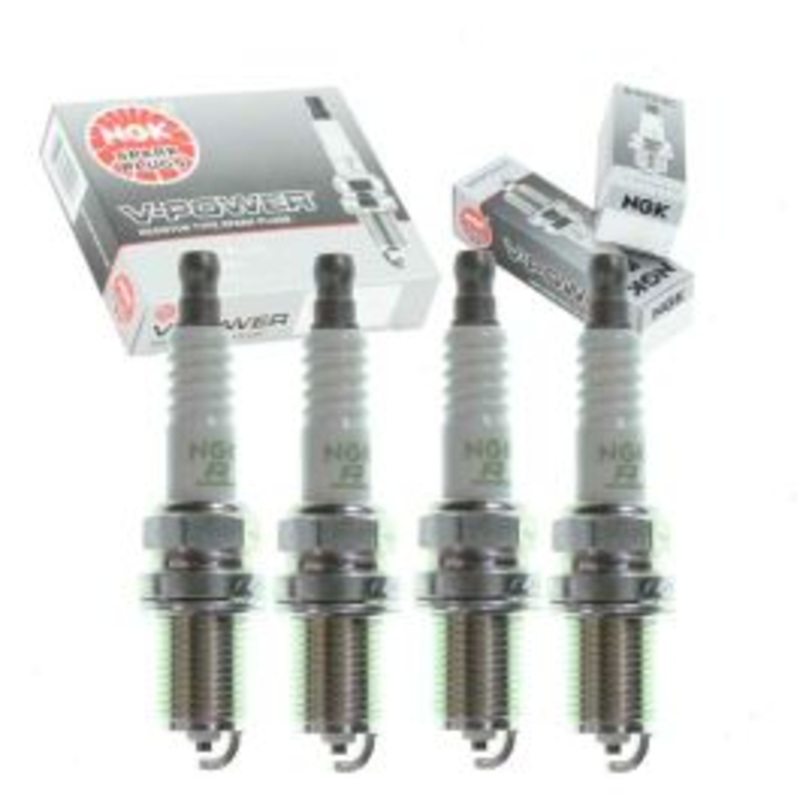 4 pc NGK V-Power Spark Plugs for 2003-2008 Pontiac Vibe 1.8L L4