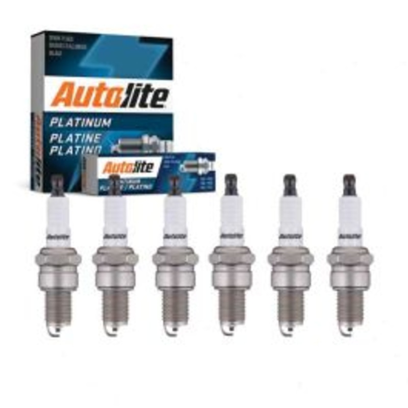 6 pc Autolite Platinum Spark Plug for 1971-1974 BMW 3.0S 3.0L L6