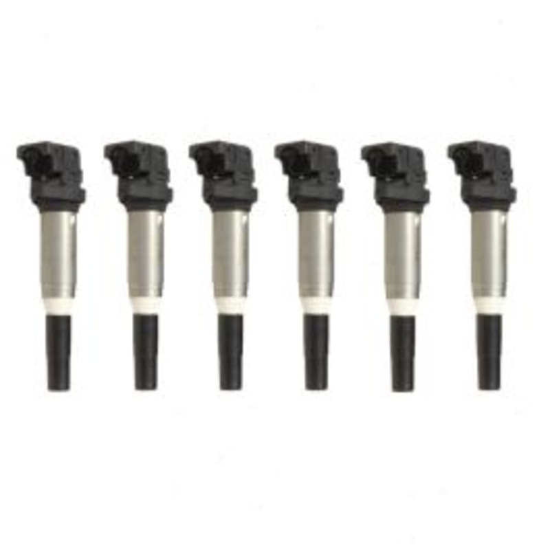 6 pc Hitachi Ignition Coils for 2004-2006 BMW X5 3.0L L6